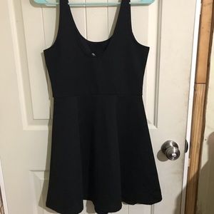 Black mini dress